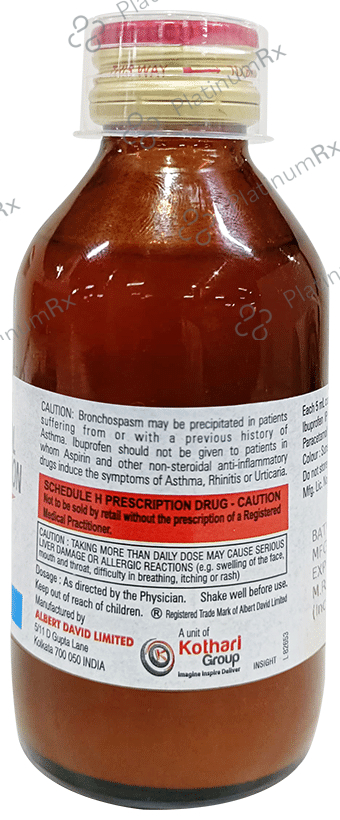 Anaflam P 100 mg/125 mg Suspension