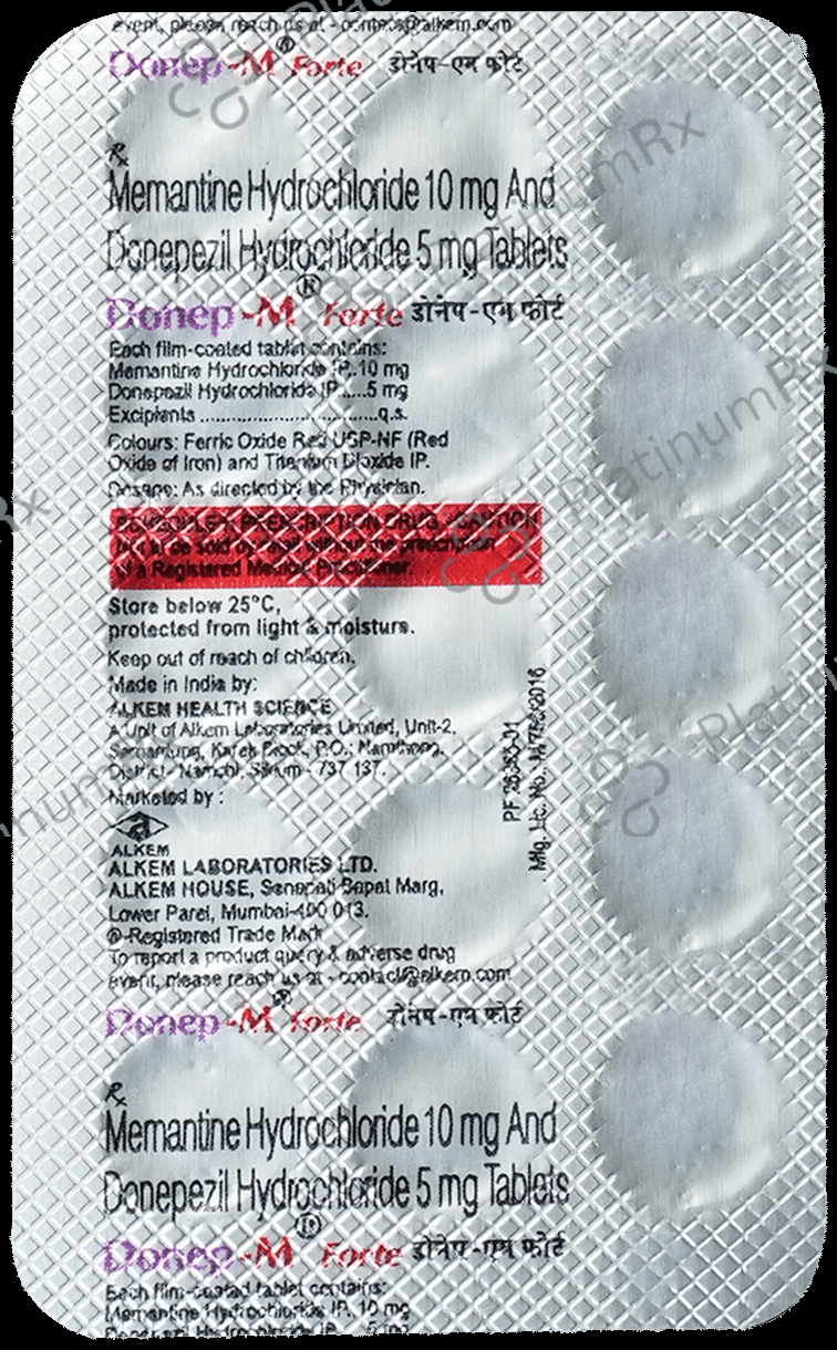 Donep M Forte 5/10mg Tablet 15s