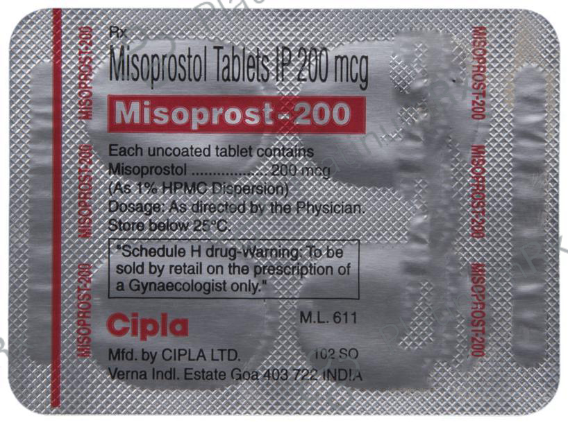 Misoprost 200 Tablet 4 tablets