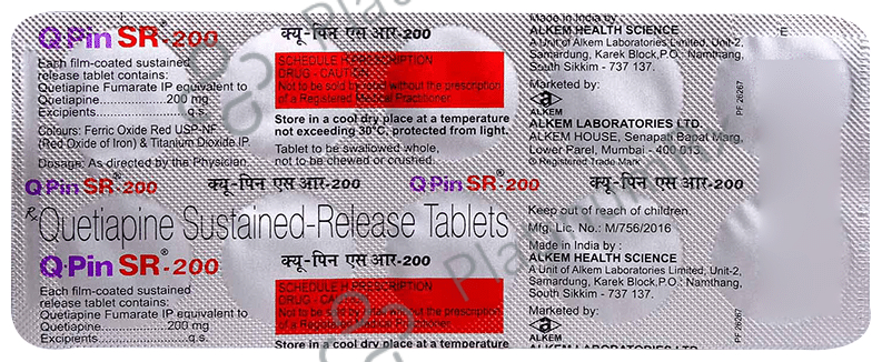 Q Pin SR 200mg Tablet 10s