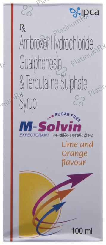 M Solvin 30/100/2.5mg Syrup 100ml