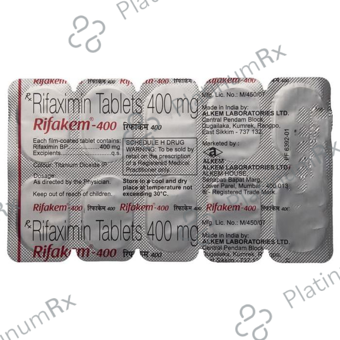 Rifakem 400mg Tablet 10s