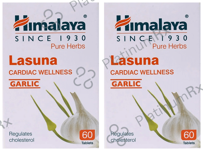 Himalaya Wellness Lasuna Cardiac Wellness Tablet (60 Each) 2 bottles