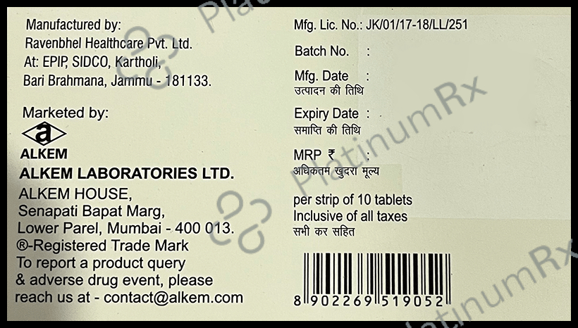 Tsart MCL 10/23.75/40mg Tablet ER 10s