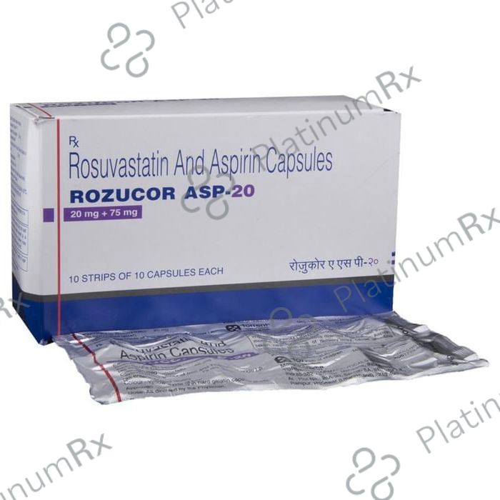 Rozucor ASP 20/75mg Capsule 10s