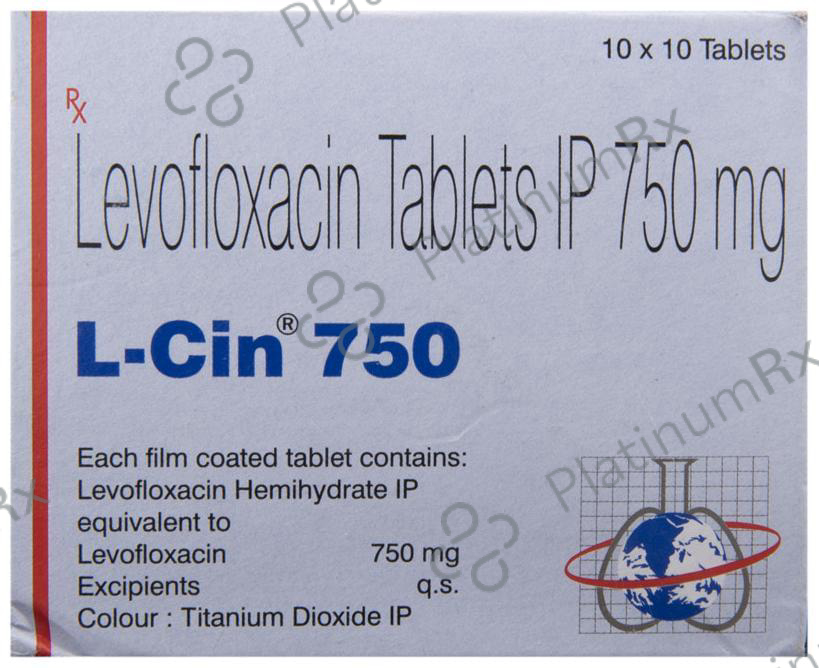L Cin 750mg Tablet 10s
