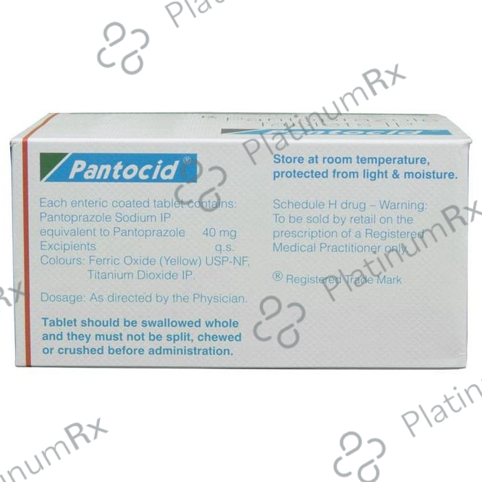 Pantocid 40mg Tablet 15s