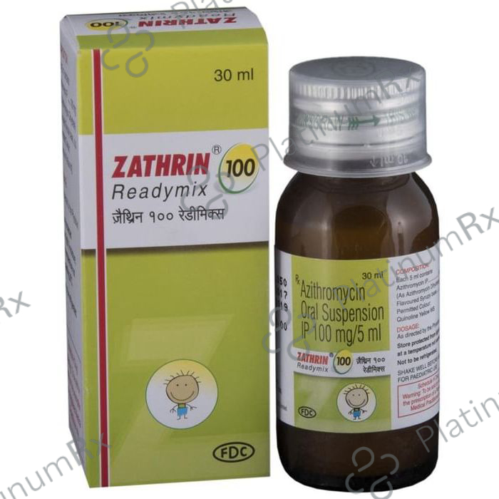 Zathrin 100mg Readymix Oral Suspension 15ml