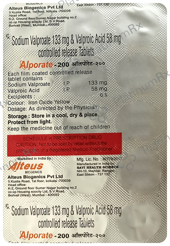 Alporate 200 Tablet CR