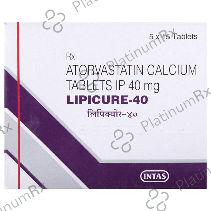 Lipicure 40mg Tablet 15s