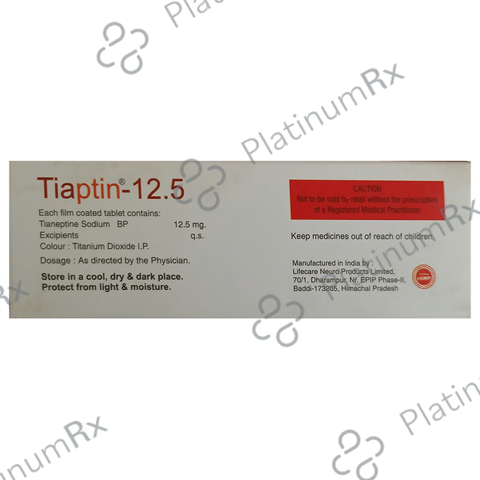 Tiaptin 12.5mg Tablet