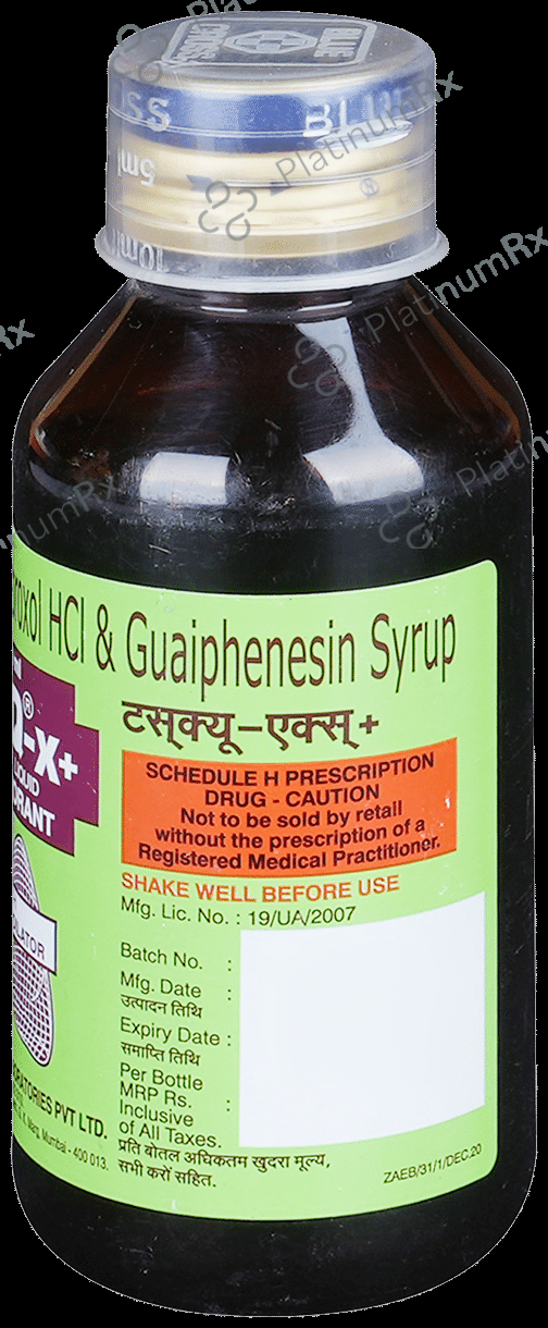 Tusq-X Plus SF Syrup