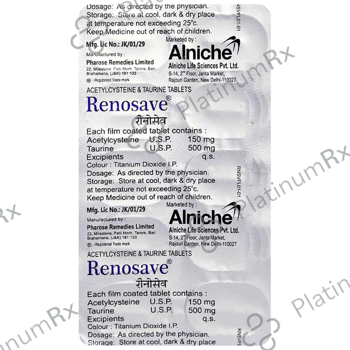 Renosave 150/500mg Tablet 10s