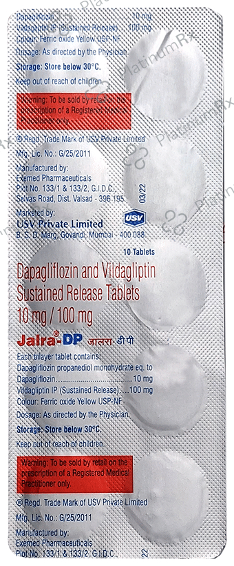 Jalra DP 10/100mg Tablet SR 10s