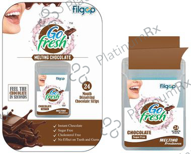 Filgap Go Fresh Mouth Dissolving Strip Chocolate