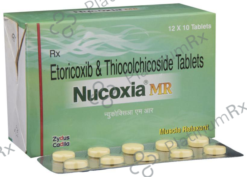 Nucoxia MR 60/4mg Tablet 10s