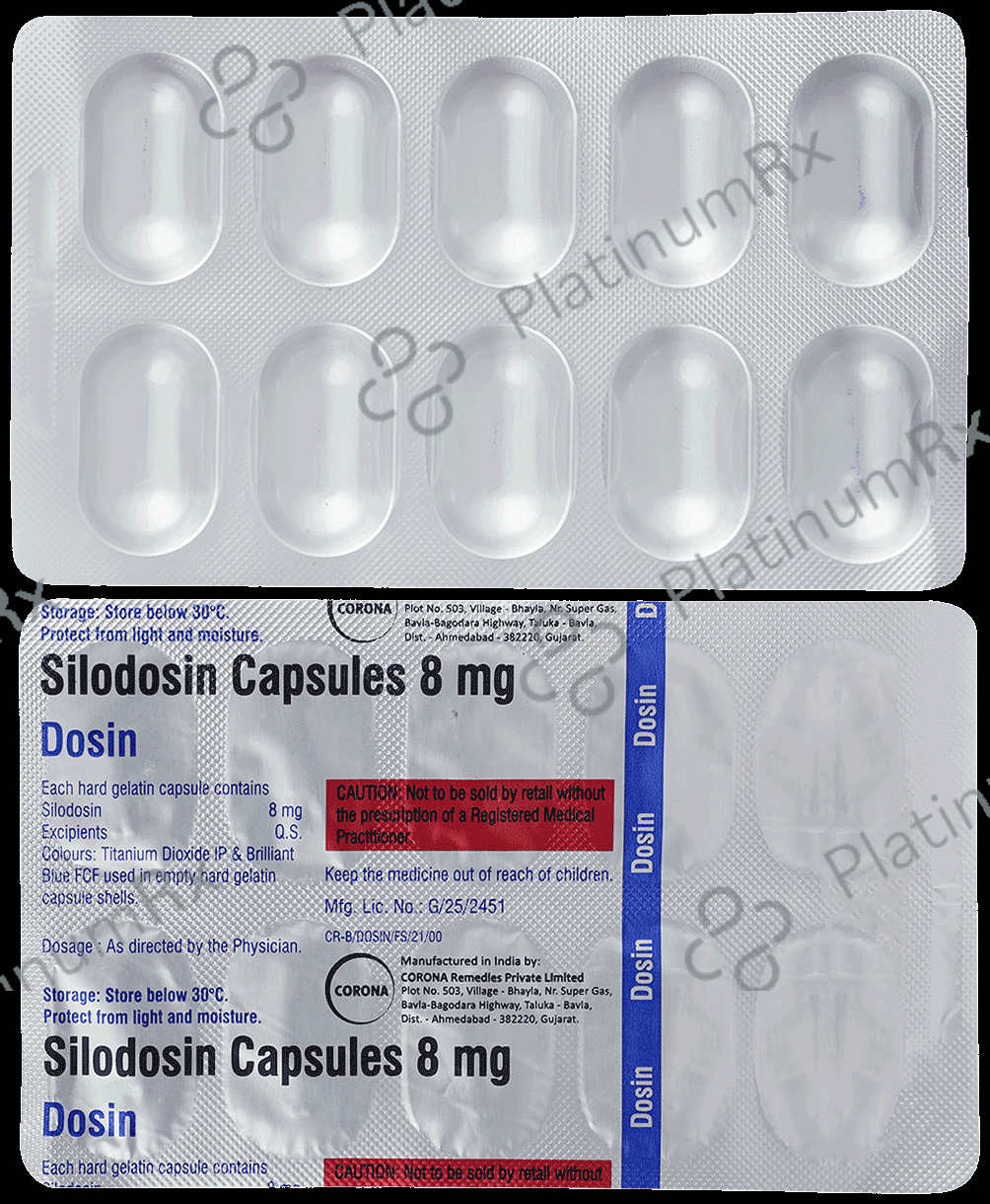 Dosin 8mg Capsule 10s