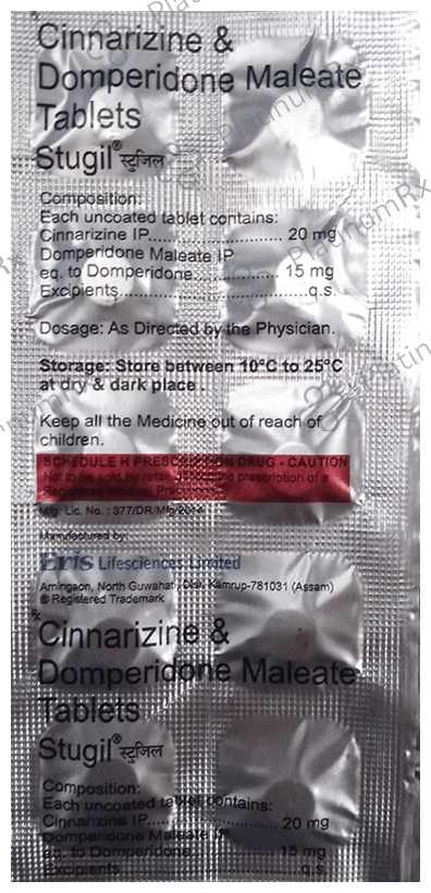 Stugil 20/15mg Tablet 10s