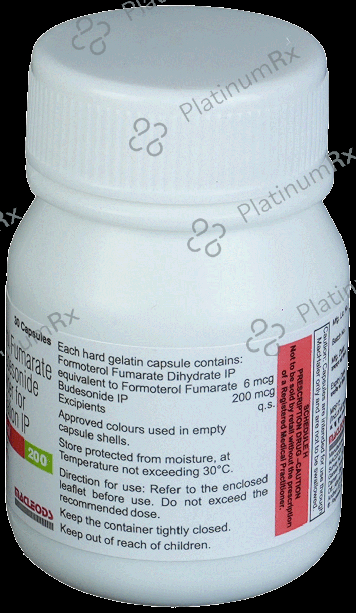 Budetrol 200/6mcg Rotacap 30s