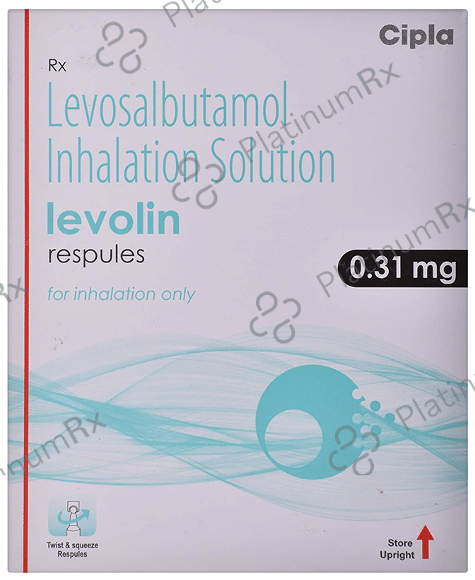 Levolin 0.31mg Respules 5s