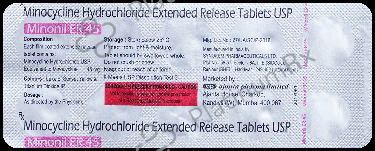 Minonil ER 45mg Tablet 10s