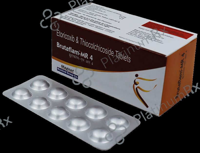 Brutaflam MR 60/4mg Tablet 10s
