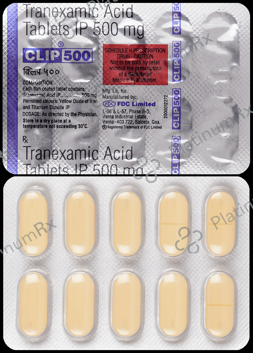 Clip 500mg Tablet 10s