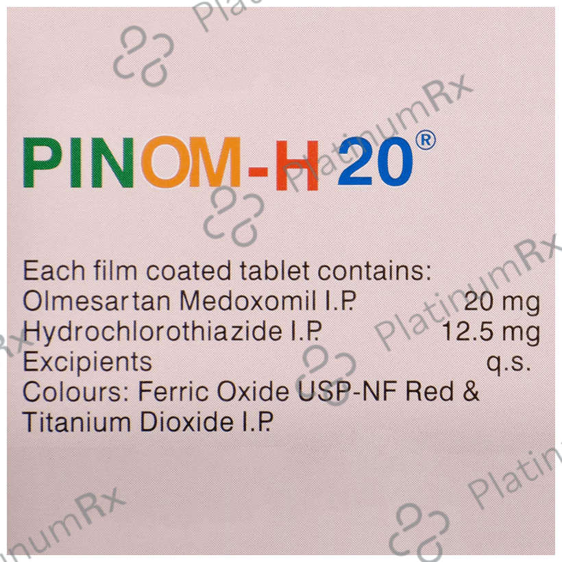 Pinom H 20/12.5mg Tablet 15s