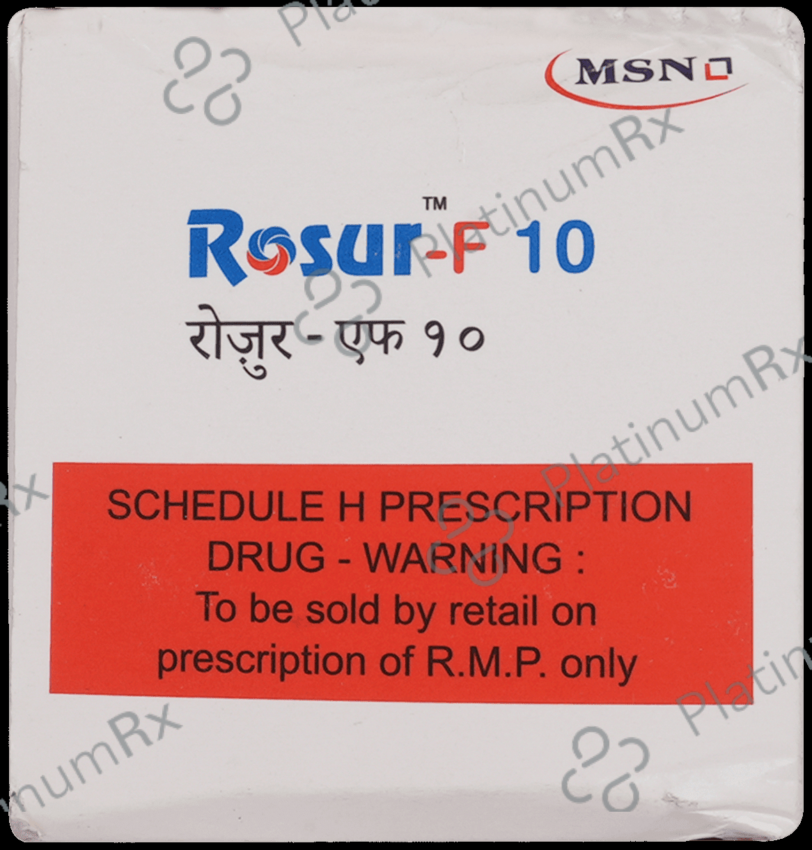 Rosur F 10 Tablet 160/10mg 10s