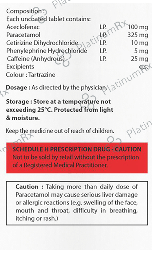 Acevil Cold Tablet