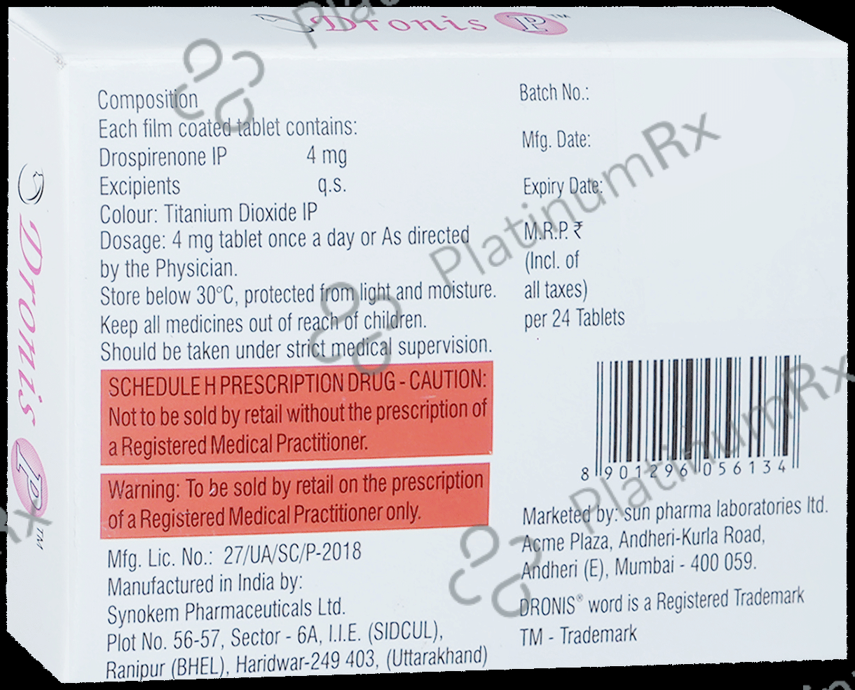 Dronis P 4mg Tablet 24s
