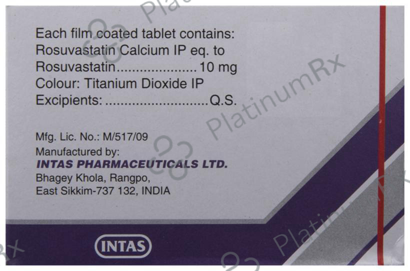 Arvast 10mg Tablet 15s