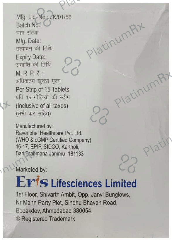Glura M 100/500mg Tablet XR 15s