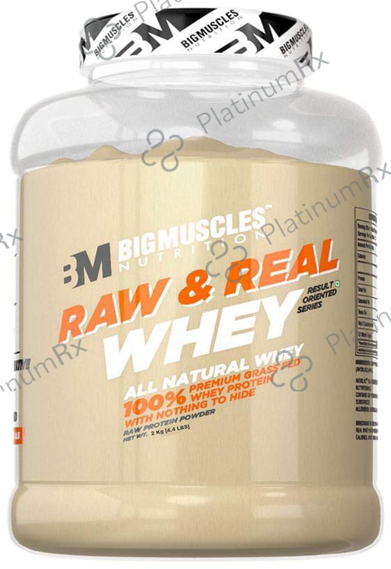 Big Muscles Raw & Real Whey Protein Powder 4 lb