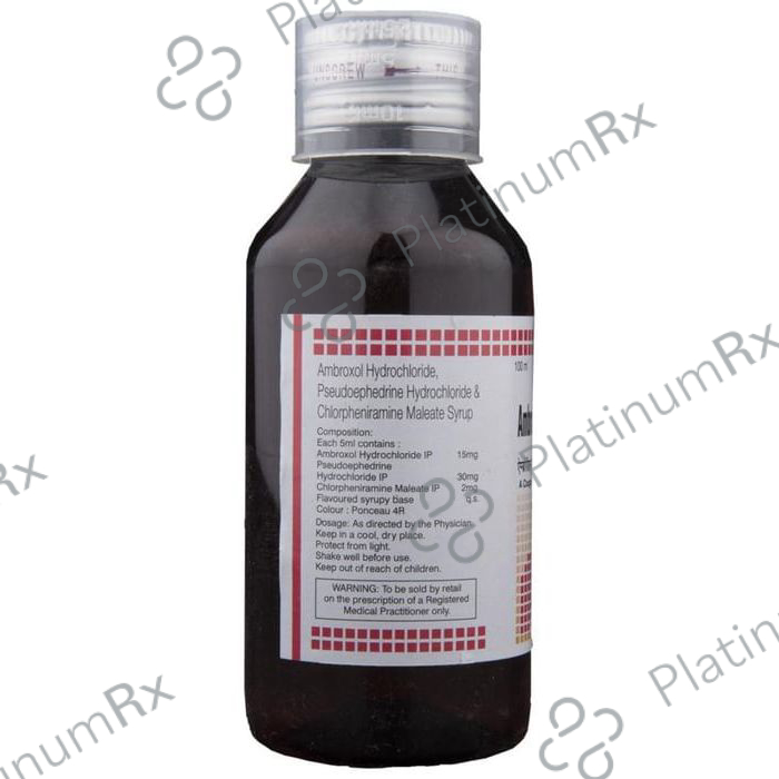 Ambrodil Plus 15mg/2mg/30mg RF Syrup 100ml