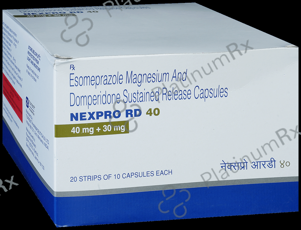 Nexpro RD 40/30mg Capsule SR 10s