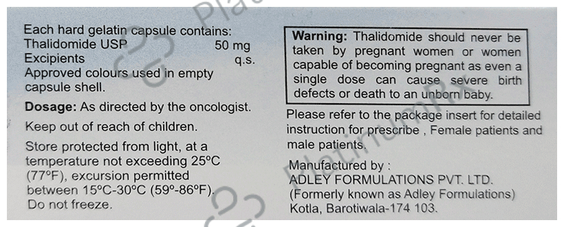 Adthal 50mg Capsule