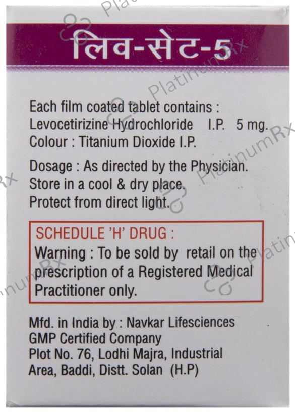 Liv-Cet 5 Tablet
