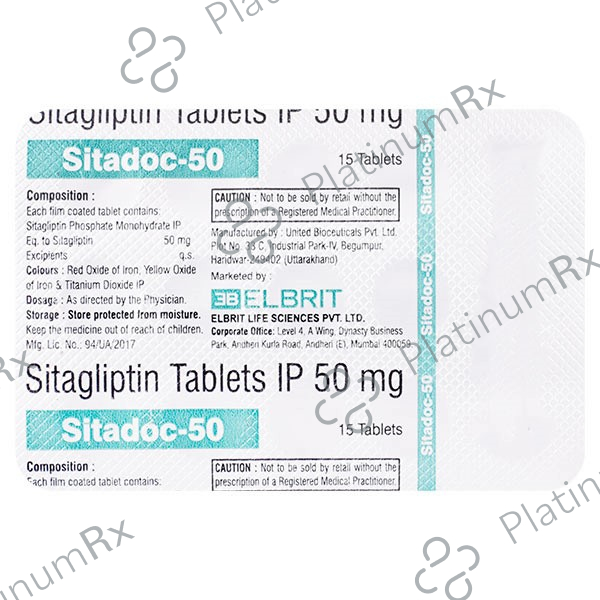 Sitadoc 50mg Tablet 15s
