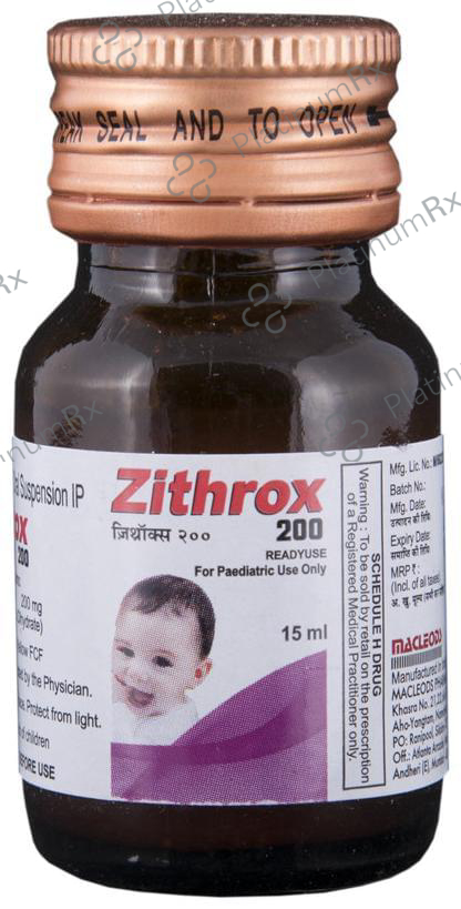 Zithrox 200mg Readyuse Suspension 15ml
