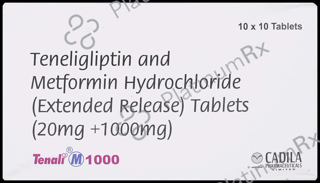 Tenali M 1000/20mg Tablet ER 10s