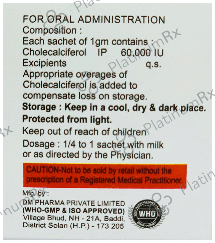 Uwell-D3 Sachet Orange Sugar Free