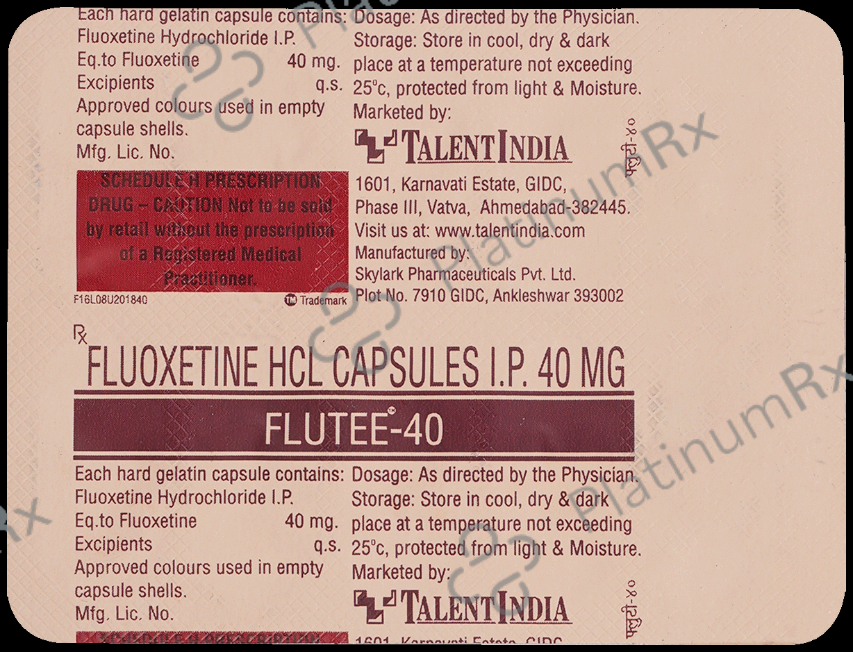 Flutee 40mg Capsule
