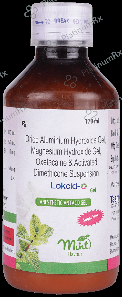 Lokcid-O Gel Mint Sugar Free