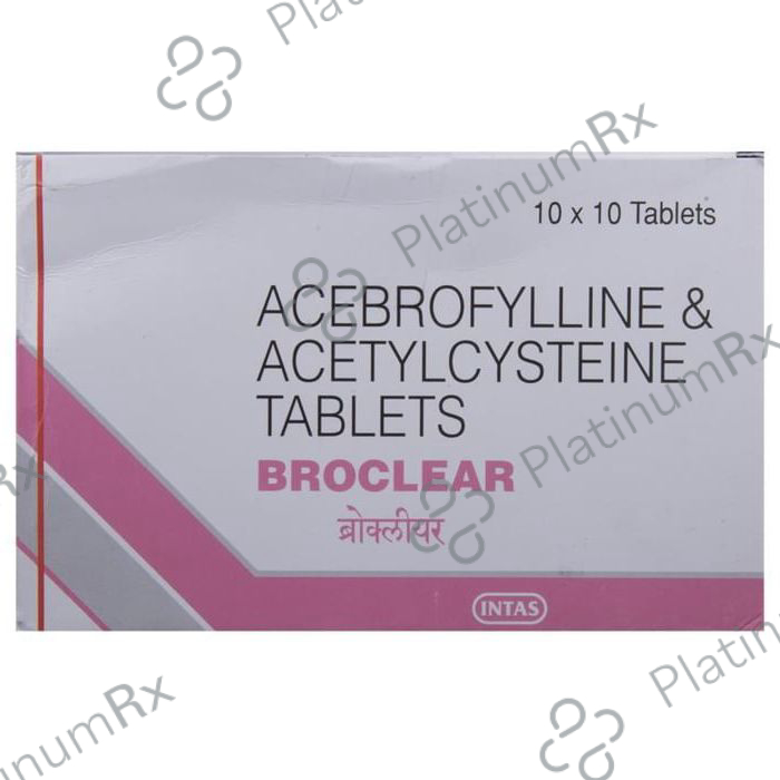 Broclear 100/600mg Tablet 10s