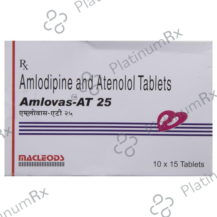 Amlovas AT 5/25mg Tablet 15s