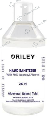 Oriley Hand Sanitizer with 70% Isopropyl Alcohol 200 Sanitizer