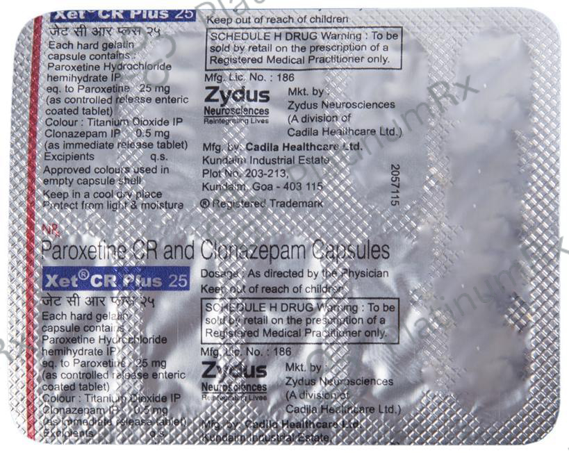 Xet CR Plus 25 Capsule