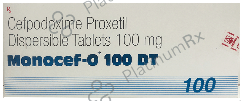 Monocef O DT 100mg Tablet 10s