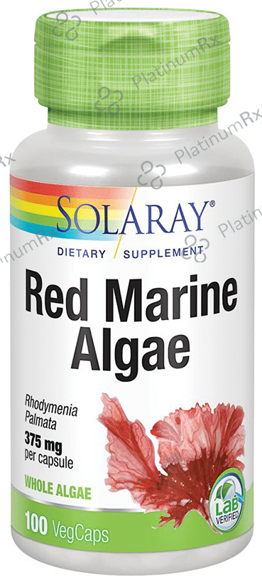 Solaray Red Marine Algae 375mg Vegcap